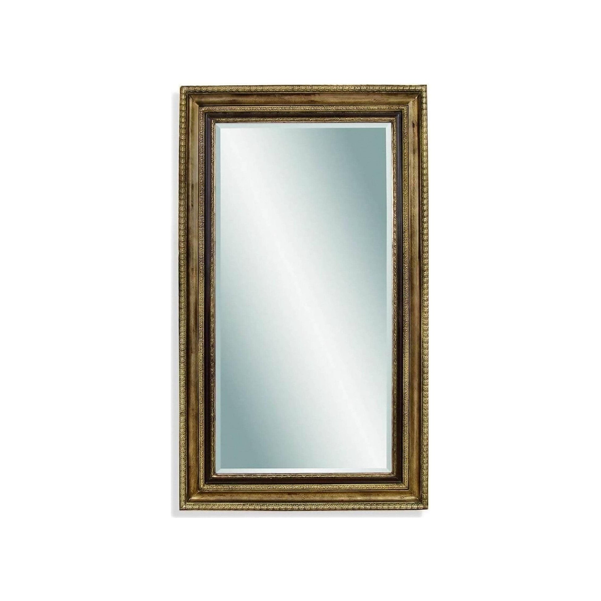 Bassett Mirror Sergio Antique Gold Floor Mirror 50W x 86H Full-Length Mirror, Floor Mirror, Full Body Mirror, Large Mirror Bassett Mirror Company 