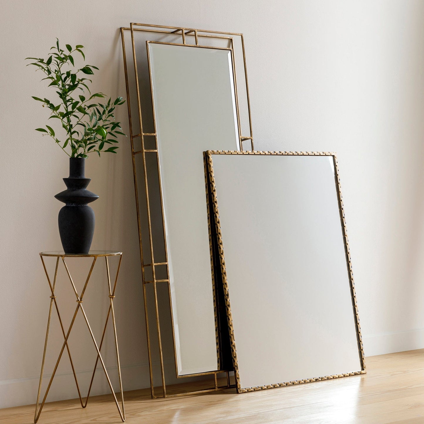 Surya Alpenglow Full-Length Wall Mirror 24W x 60H Lifestyle Pic