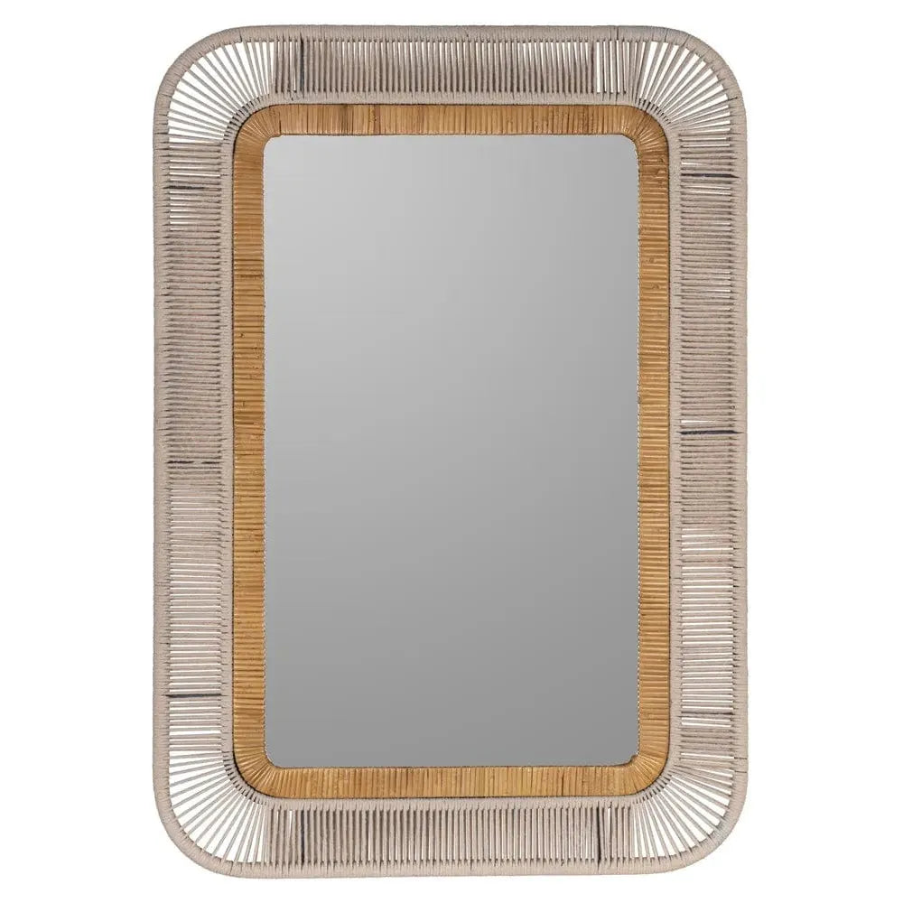 Wall Mirror - Distinct Mirrors Ethereal Haven Woven CC42054 