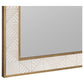Wall Mirror - Distinct Mirrors Lustré Blanc 28W x 40H