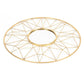 Gild Design Hana modern decorative mirror showcasing intricate circular metalwork.