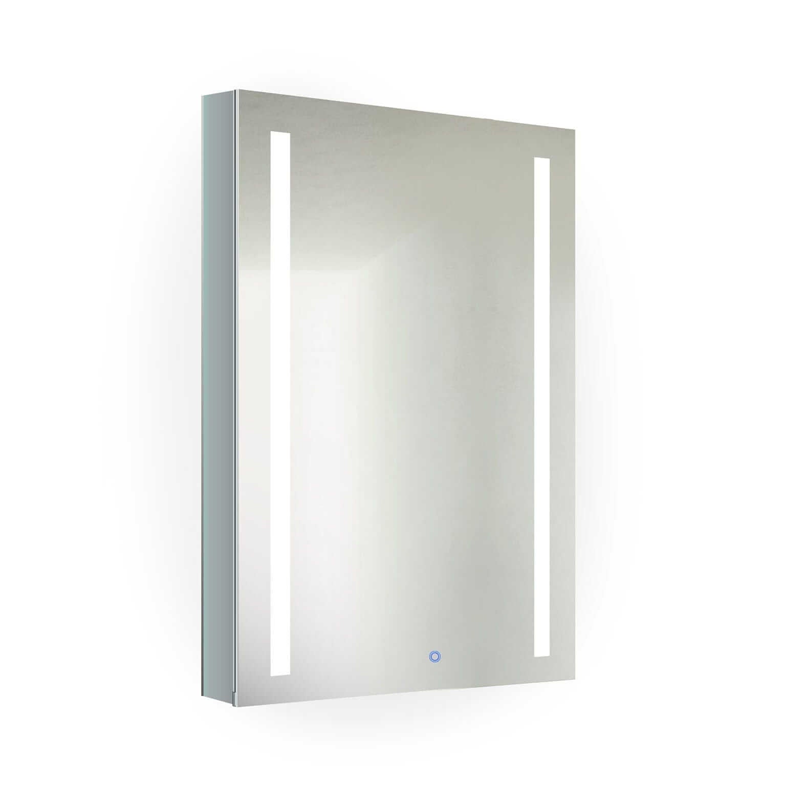 Krugg Kinetic 20W x 30H Lighted Medicine Cabinet w/ Defogger Lighted Medicine Cabinet, LED Medicine Cabinet, Lighted Medicine Cabinet With Mirror Krugg Reflections USA Right-Opening 