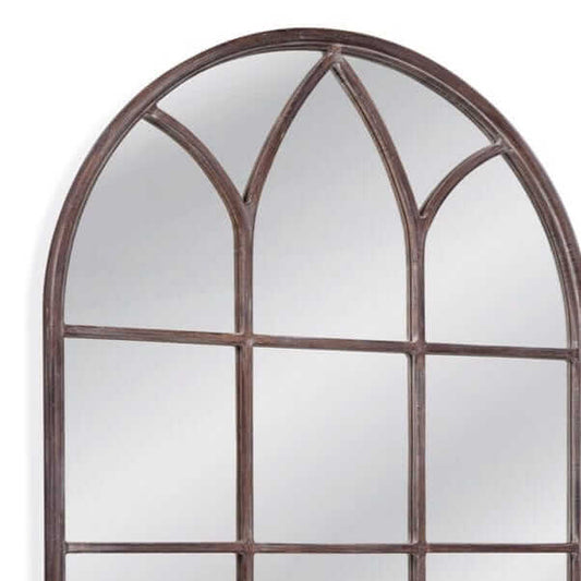 Bassett Mirror - Pinole Arched Leaner Floor Mirror 55W x 85H - M3838EC Full-Length Mirror, Floor Mirror, Leaner Mirror Bassett Mirror 