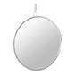 Varaluz Stopwatch 30-Inch Round Mirror - Boho & Modern Round Mirror, Wall Mirror, Circle Mirror Varaluz Polished Nickel 