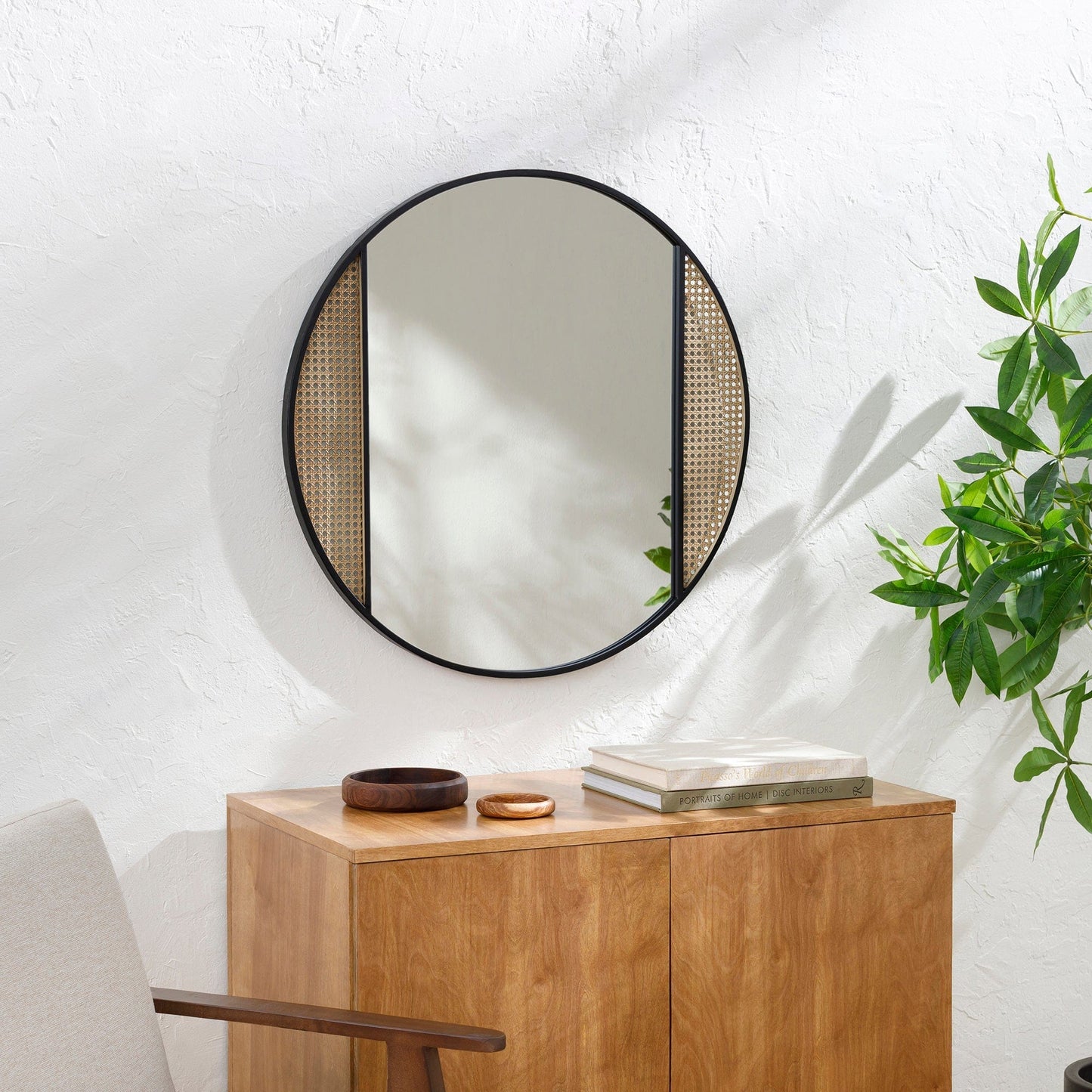 Decorative Wall Mirror - SURYA Anassa 30" Round ASN004-3030