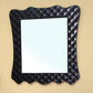 Bellaterra Solid Wood Frame Mirror In Black - 31.5W x 34.1H-Distinct Mirrors