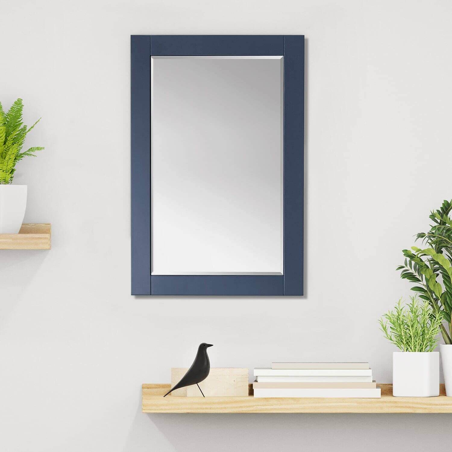 Bathroom Mirror - Altair Ivy Wood-Framed - 531024-MIR-RB