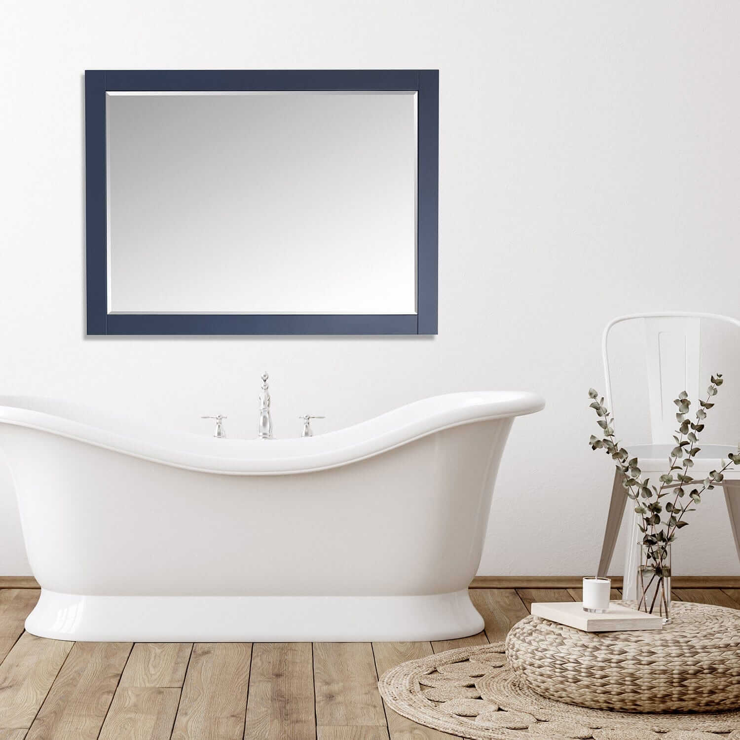 Bathroom Mirror - Altair Ivy Wood Framed - 531048-MIR-RB