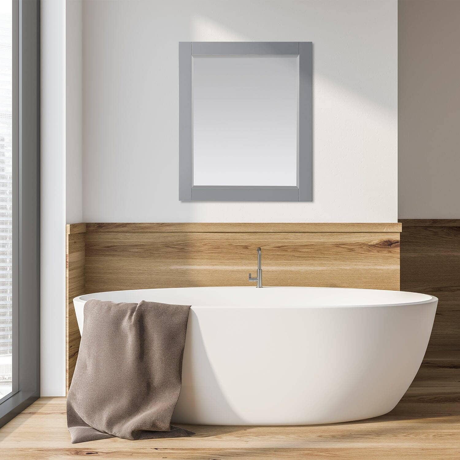 Bathroom Mirror - Altair Maribella 28W x 36H -535030-MIR-GR