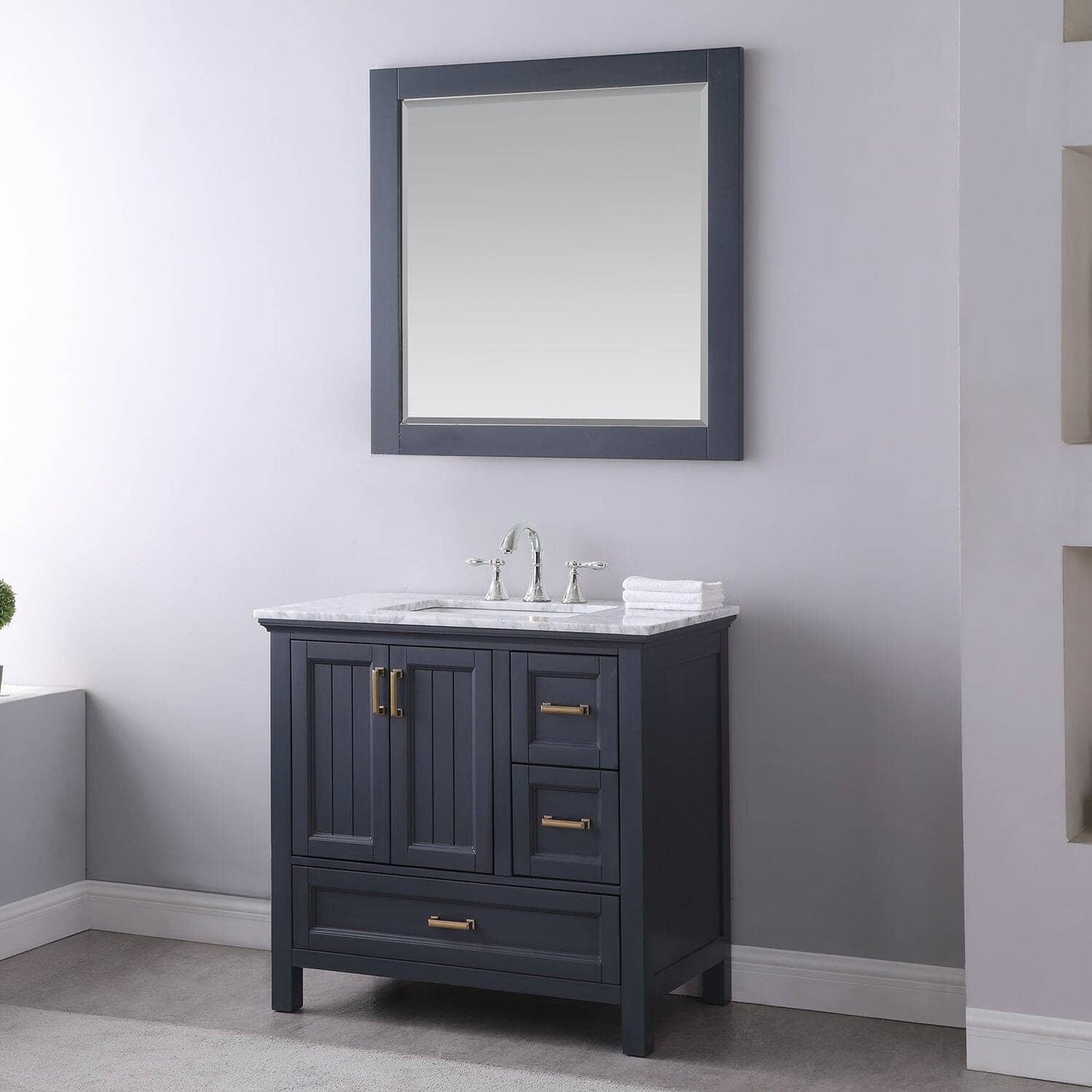Bathroom Mirror - Altair Maribella 34W x 36H - 535030-MIR-CB