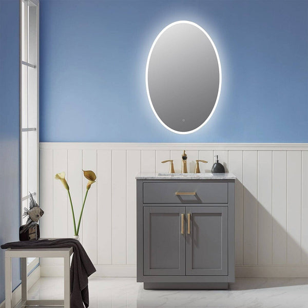 Wall Mirror - Altair Matera Oval LED 24W x 32H 743032-LED-AC