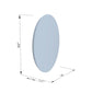 Wall Mirror - Altair Matera Oval LED 24W x 32H 743032-LED-AC