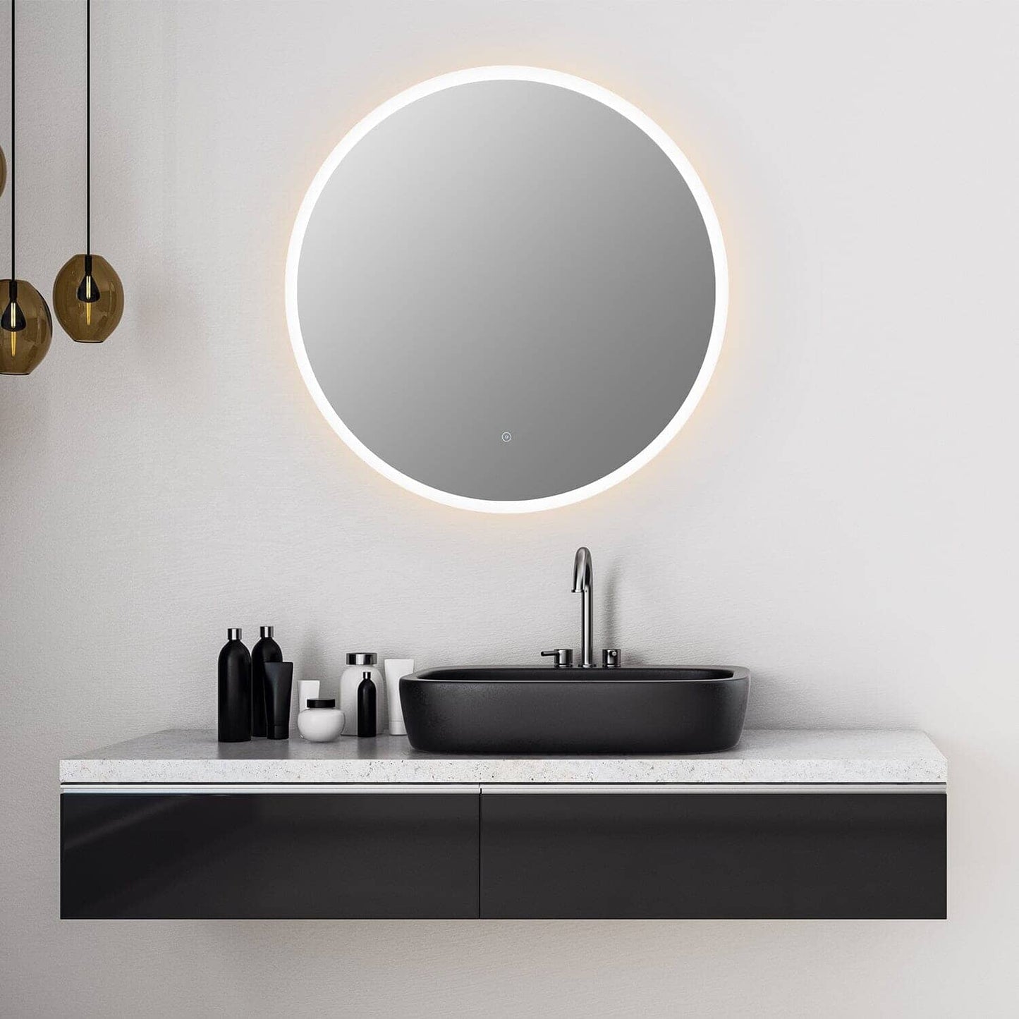 Vanity Mirror - Altair Dimora 32" Round LED - 746032-LED-NF