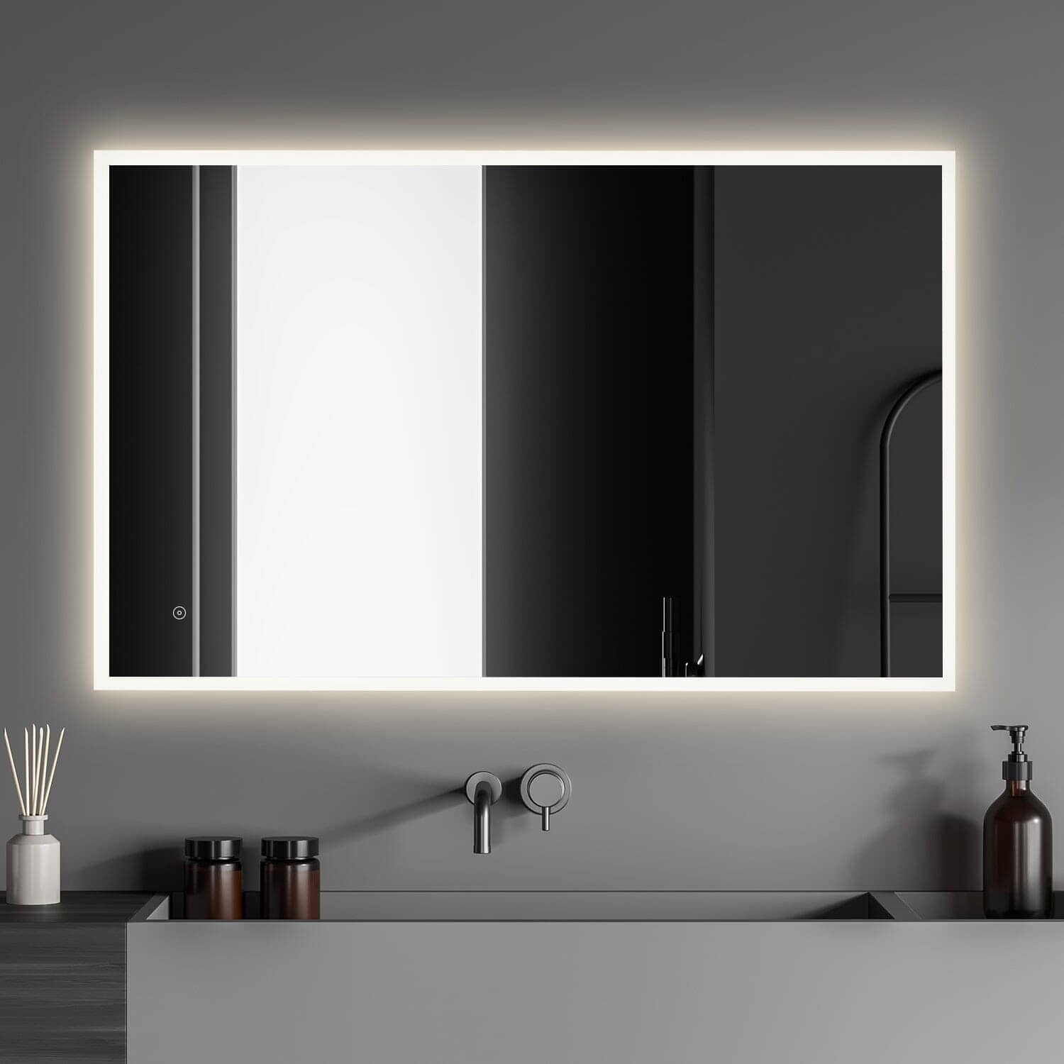 LED Bathroom Mirror - Altair Cassano 48W-30H - 747048-LED-NF