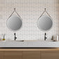 Lighted Bathroom Mirror - Altair Roccia 28"- 749028-LED-GT