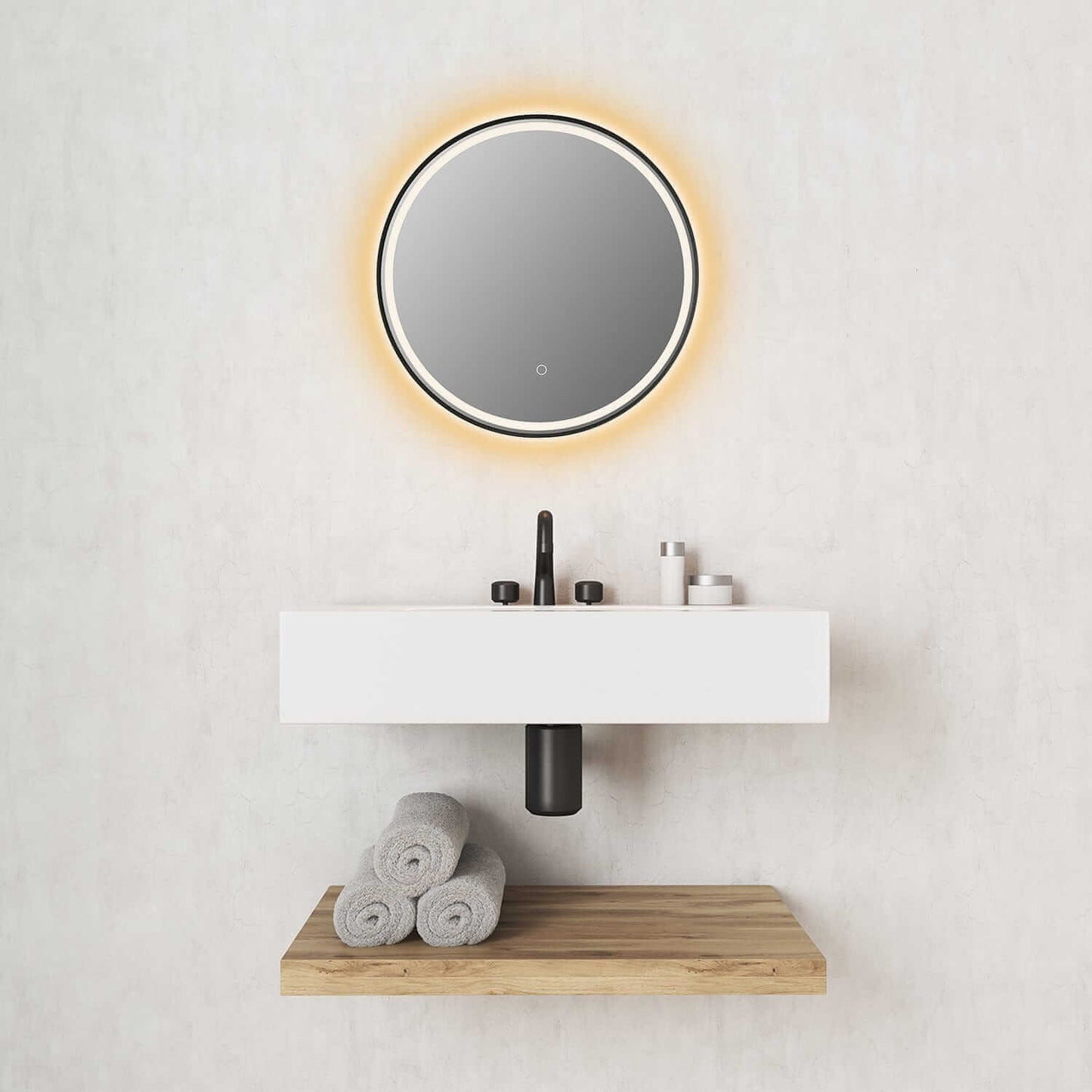 Lighted Bathroom Mirror - Altair Palme - 751024-LED-BF