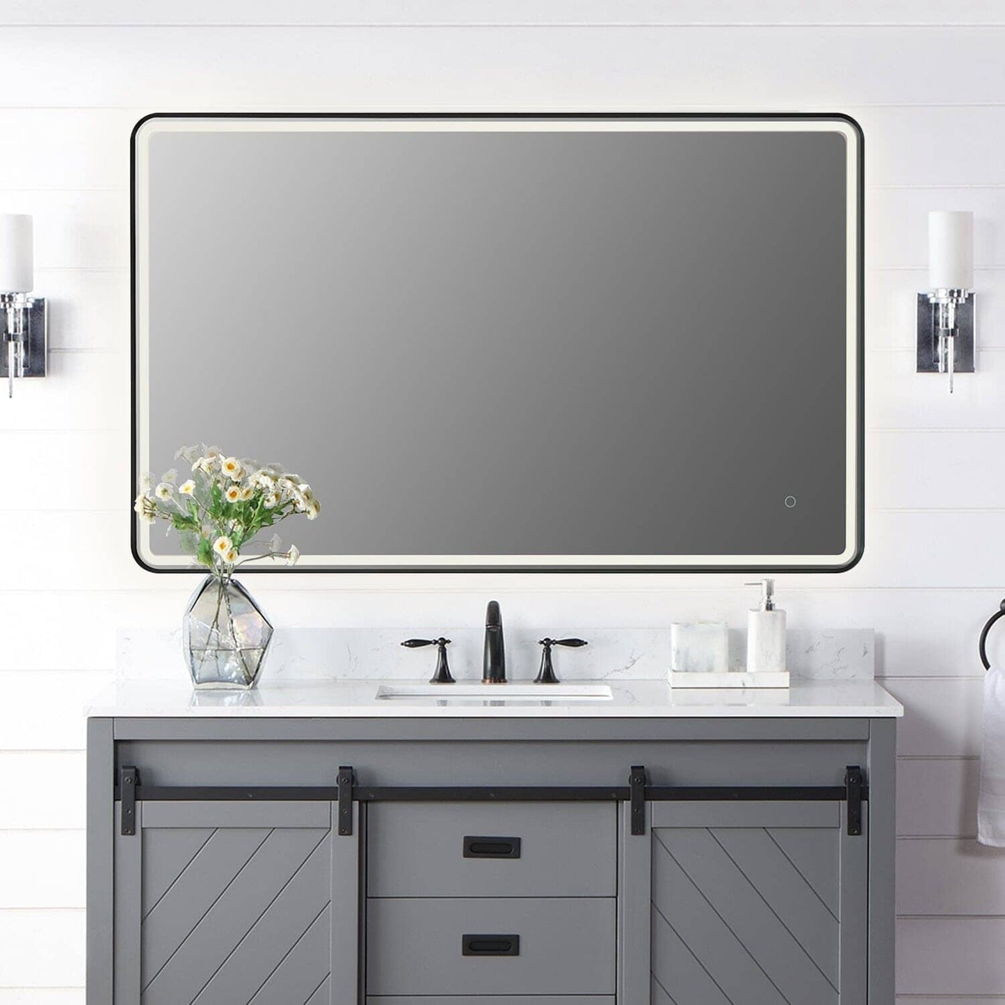 LED Bathroom Mirror - Altair Viaggi 48W-30H - 753048-LED-BF