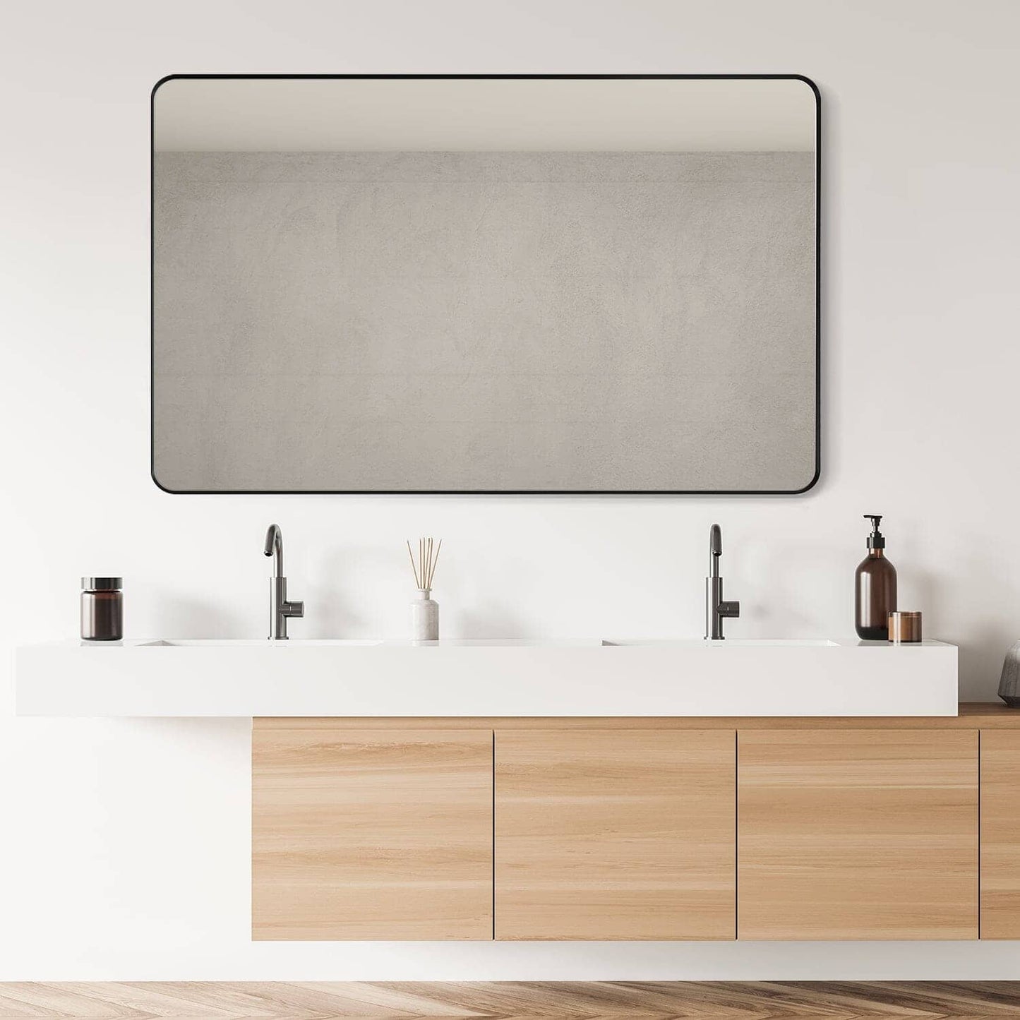 Bathroom Mirror - Altair Nettuno 48W x 30H - 754048-MIR-BF