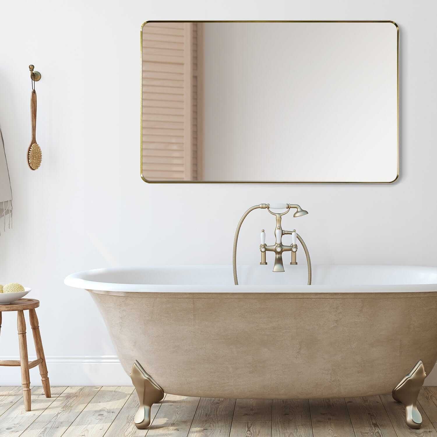 Bathroom Mirror - Altair Nettuno 48W x 30H - 754048-MIR-GF