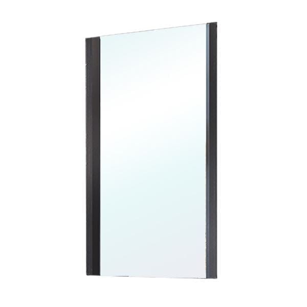 Bellaterra Solid Wood Frame Mirror In Black - 19.7W x 31.5H-Distinct Mirrors