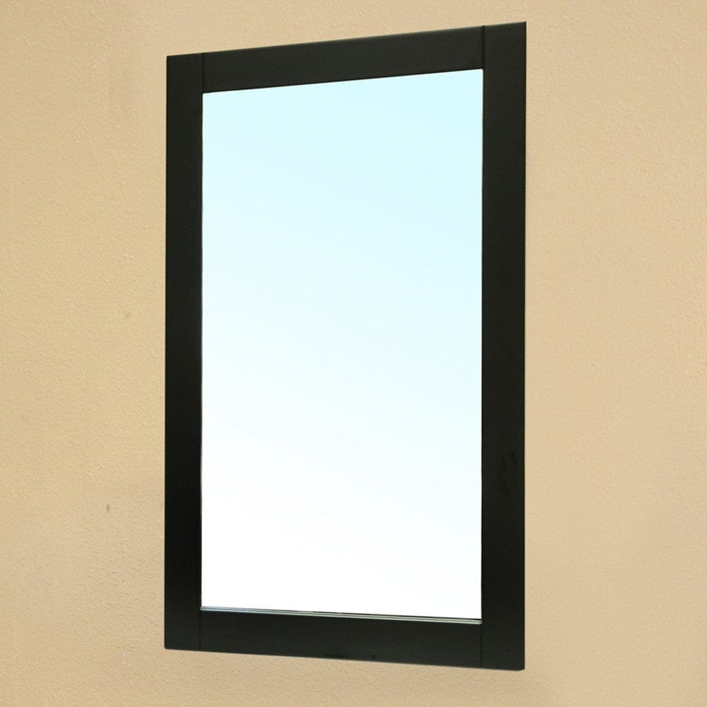 Bellaterra Simple Solid Wood Frame Mirror With Shelf - 25.6W x 35.5-Distinct Mirrors