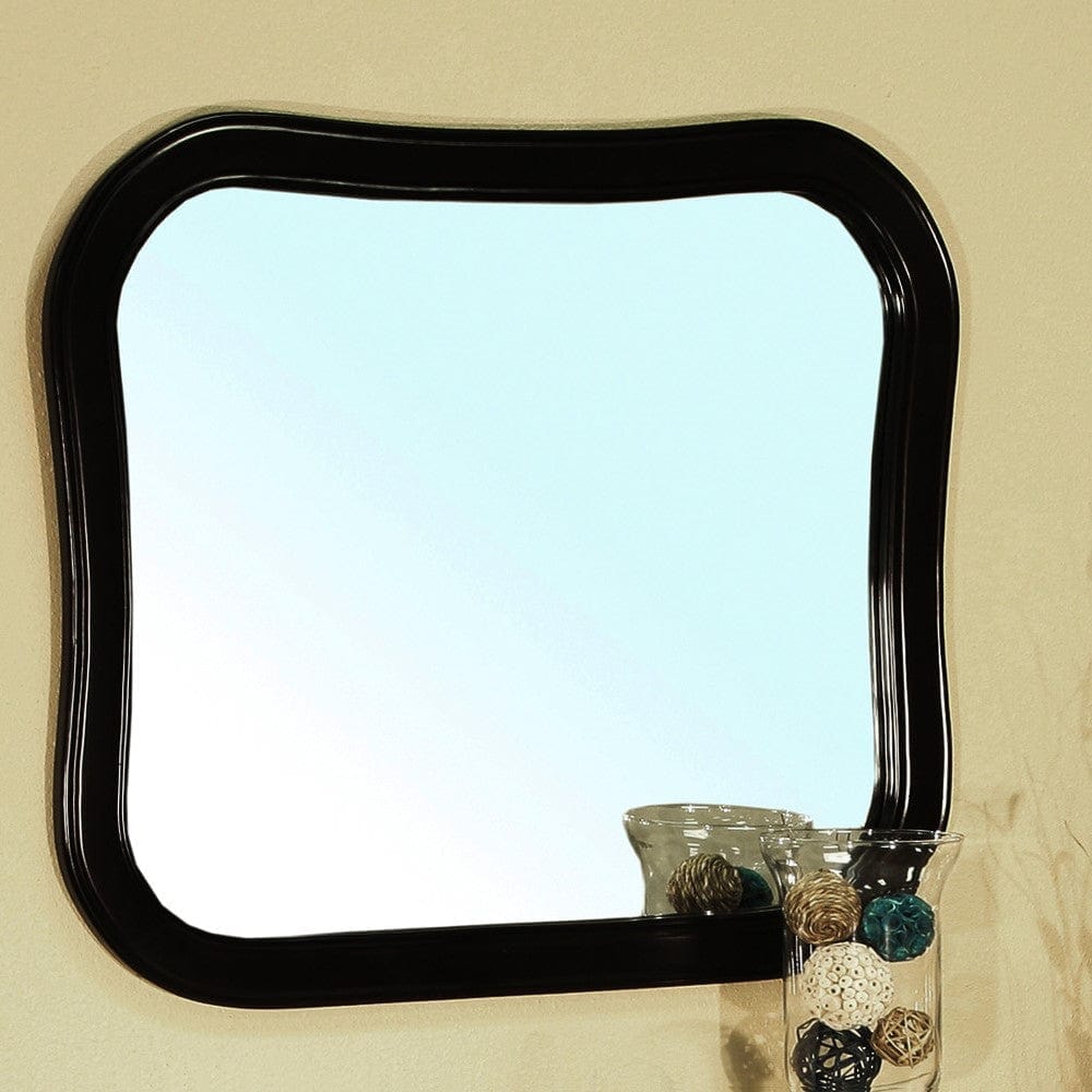 Bellaterra Solid Wood Frame Mirror - 34.5W x 30.25H-Distinct Mirrors