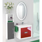 Lighted Bathroom Mirror - Krugg Icon LED Oval - ICON2442O