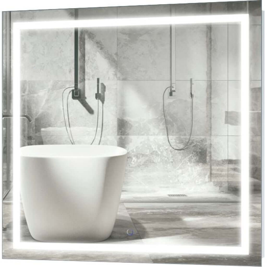 Lighted Bathroom Mirror - Krugg Icon 36