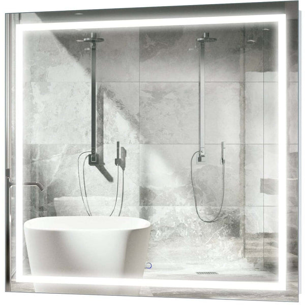 Lighted Bathroom Mirror - Krugg Icon 42 Square - ICON4242
