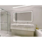 Krugg Icon 66 x 36 LED Bathroom Mirror - Dimmer & Defogger