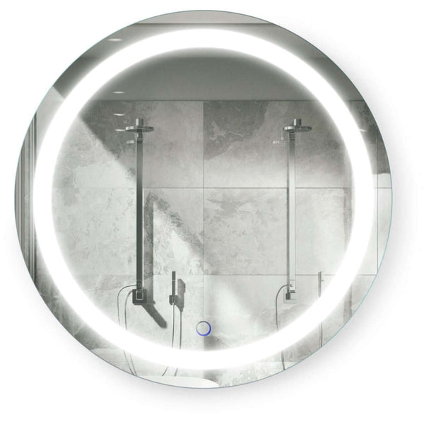 Lighted Bathroom Mirror - Krugg Icon 24 Round - ICON2424R