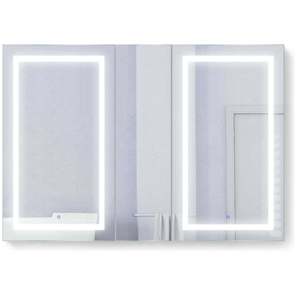 LED Medicine Cabinet - Krugg Dual Lighted - SVANGE6042DLLR