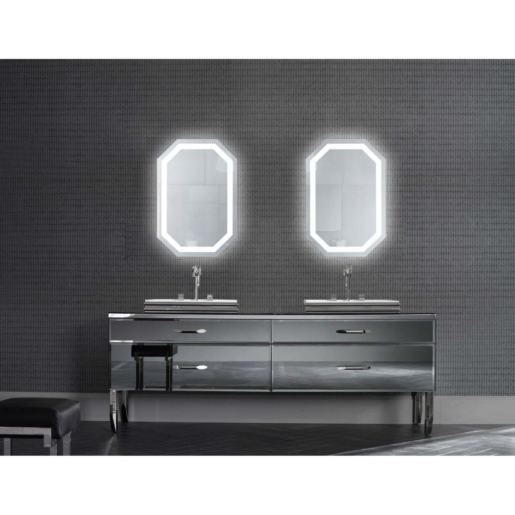 Lighted Bathroom Mirror - Krugg Tudor LED - TUDOR2030