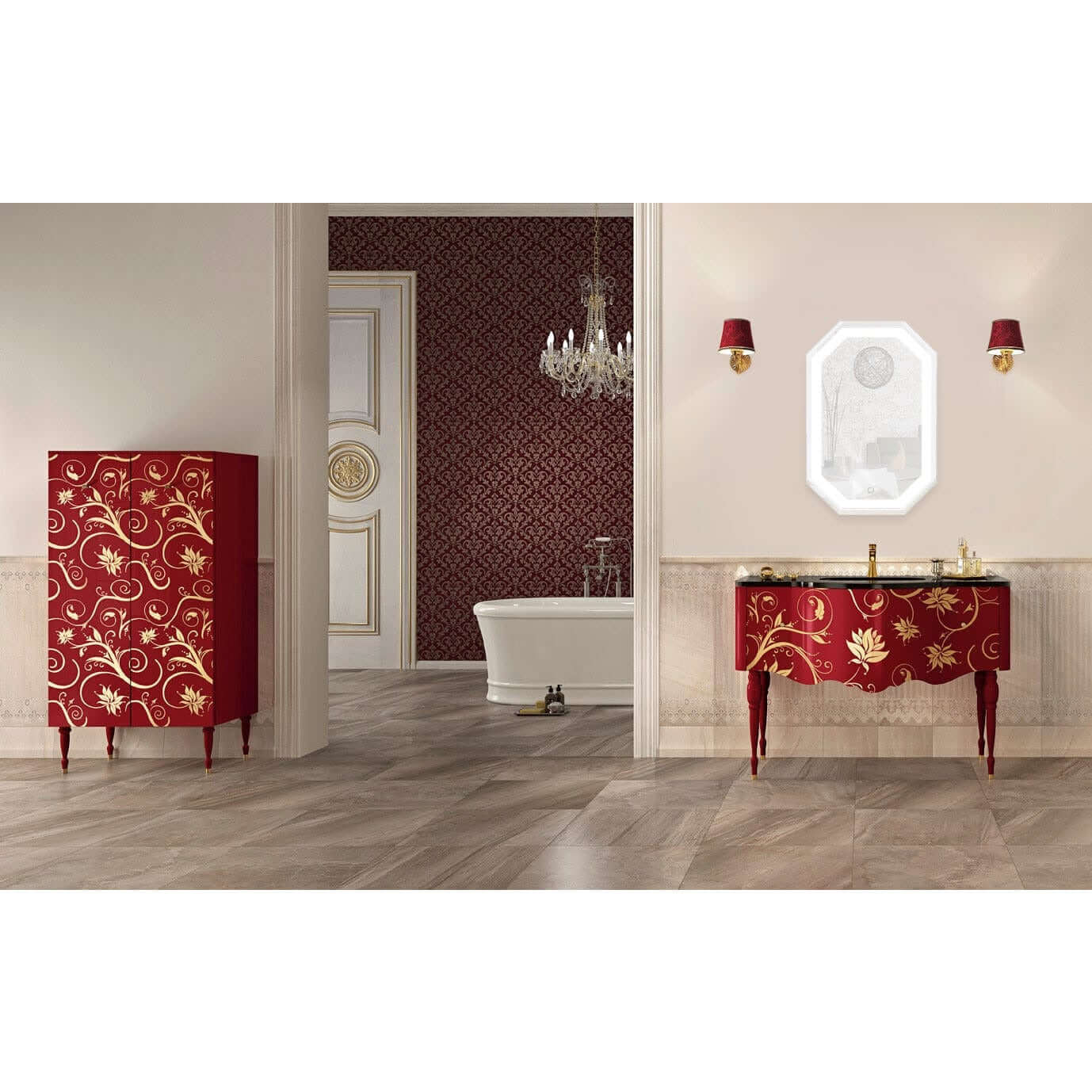 Lighted Bathroom Mirror - Krugg Tudor LED - TUDOR2030