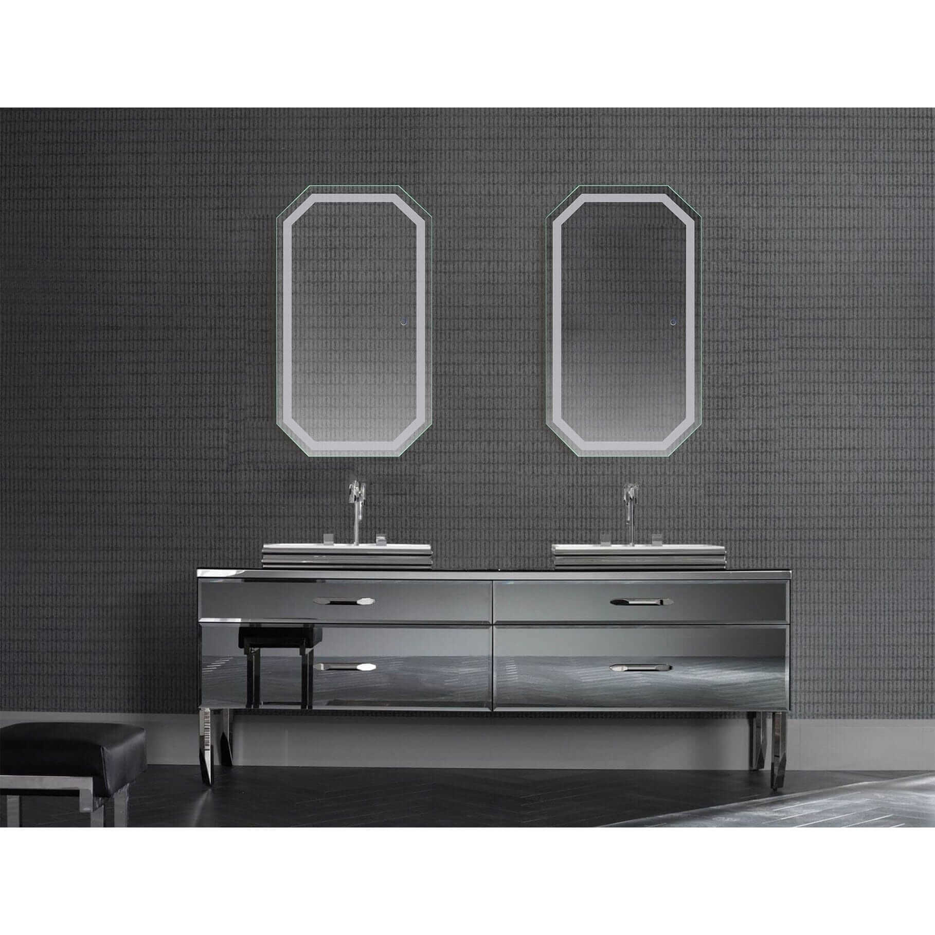Lighted Bathroom Mirror - Krugg Tudor LED - TUDOR2442
