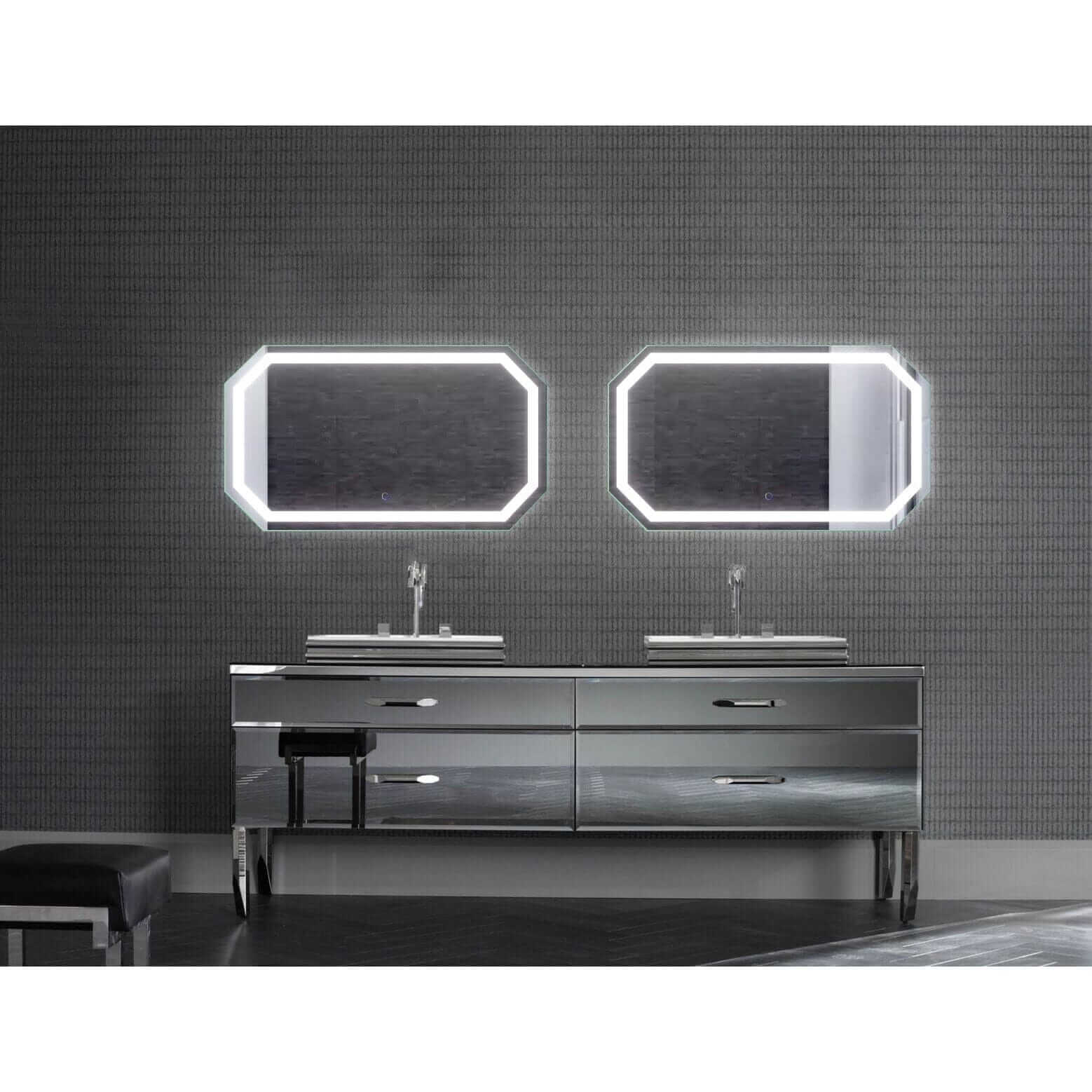 Lighted Bathroom Mirror - Krugg Tudor LED - TUDOR2442