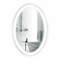 Lighted Bathroom Mirror - Krugg Sol Oval 20W-30H - SOL2030O