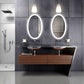 Lighted Bathroom Mirror - Krugg Sol Oval 22W-40H - SOL2240O