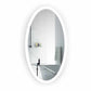 Lighted Bathroom Mirror - Krugg Sol Oval 24W-44H - SOL2444O