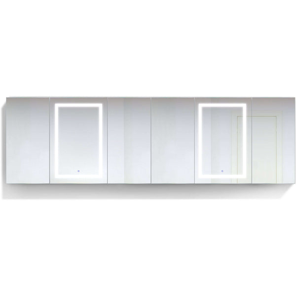 LED Medicine Cabinet - Krugg Lighted - SVANGE12036DLLLRRR 
