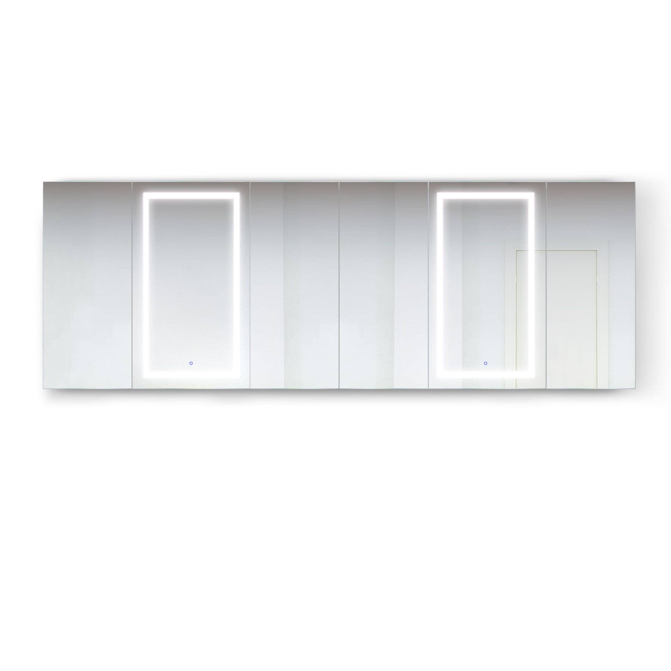 LED Medicine Cabinet - Krugg Lighted - SVANGE12042DLLLRRR