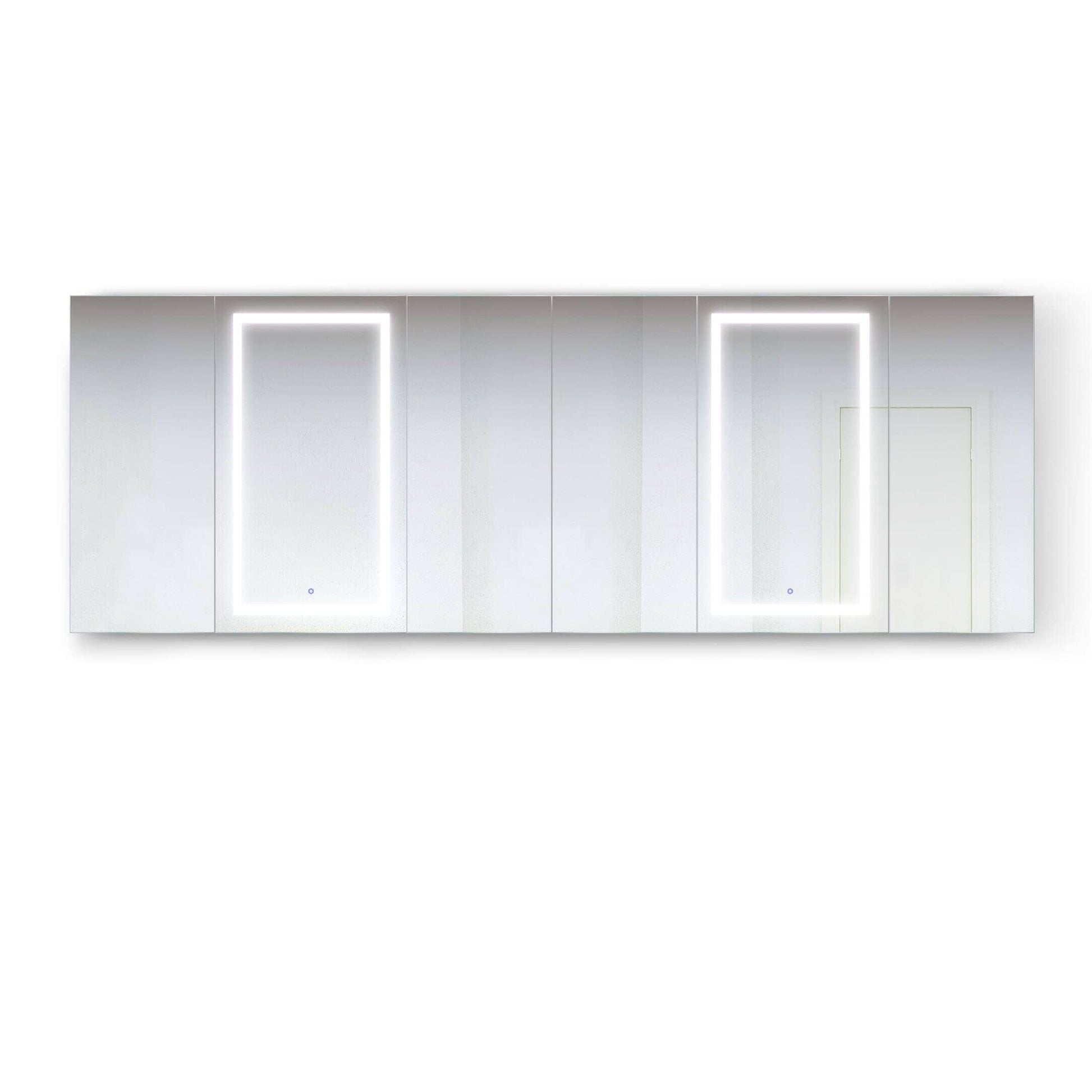 LED Medicine Cabinet - Krugg Lighted - SVANGE12042DLLLRRR