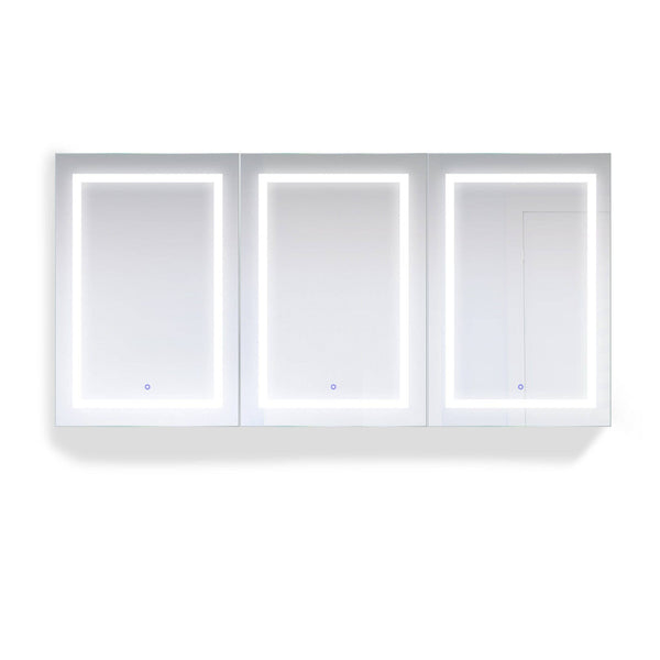LED Medicine Cabinet - Krugg Tri-View - SVANGE7236TLLR