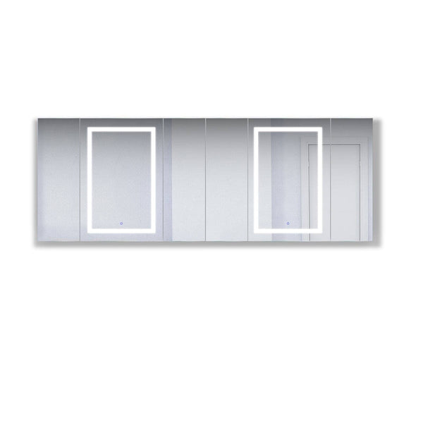 LED Medicine Cabinet - Krugg Lighted - SVANGE9636DLLLRRR