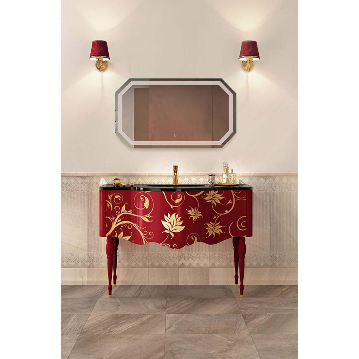 Lighted Bathroom Mirror - Krugg Tudor LED - TUDOR6030