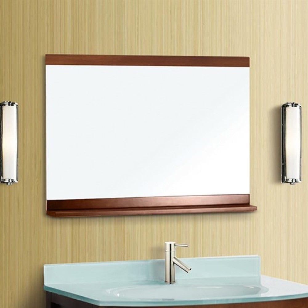 Bellaterra Home - Wood Frame Mirror - 34.5W x 29.5-Distinct Mirrors