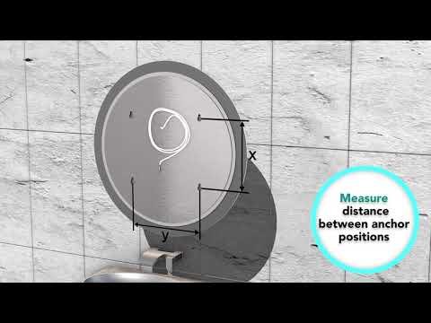 LED Bathroom Mirror - Krugg Sol Installation Video
